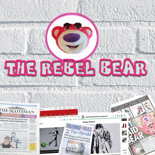 The Mysterious Masked Artist Who's Been Making Headlines... Introducing The Rebel Bear