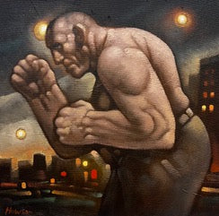 Original East Wind by Peter Howson