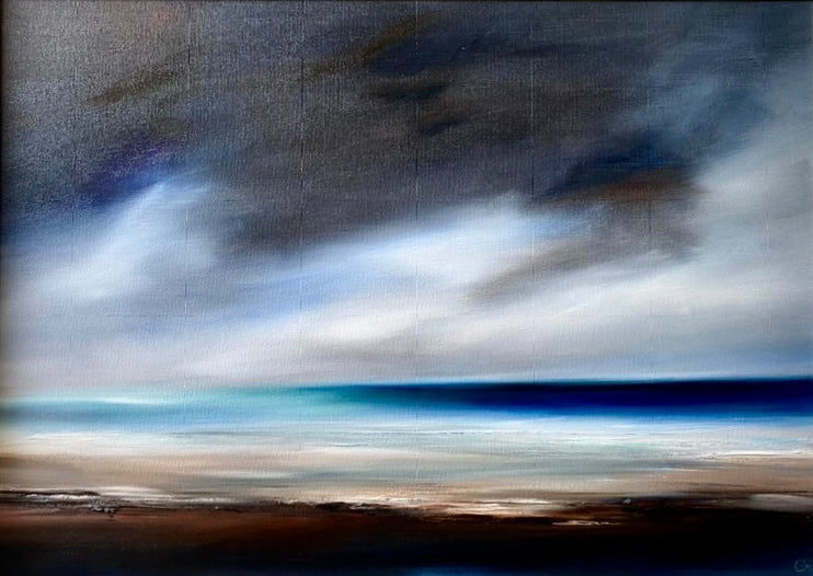 Original West Port Beach, West Of Kintyre by Gill Knight