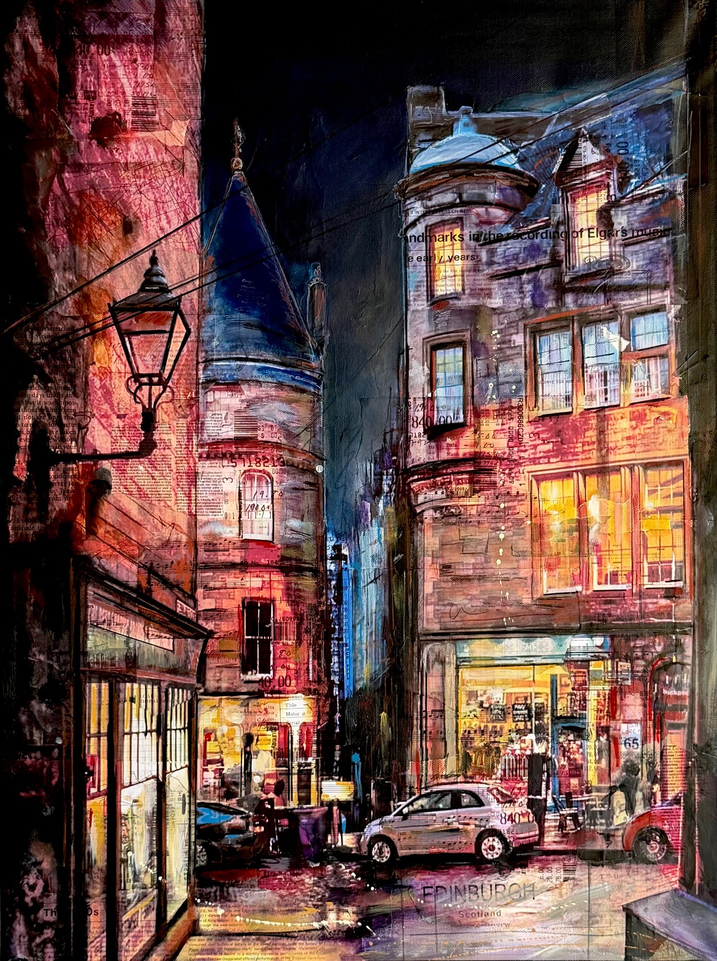 Original Edinburgh Old Town by Anna Allworthy