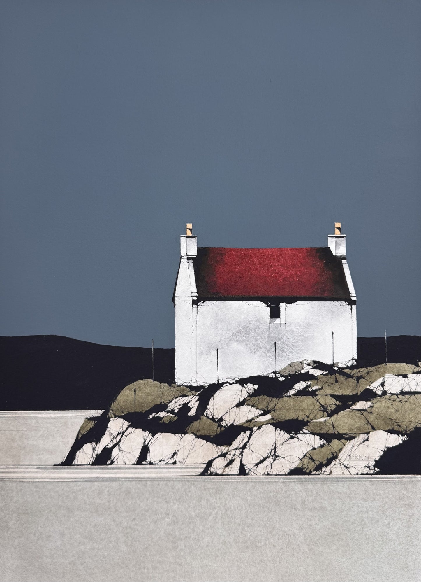 Original Rocky Shore Cottage by Ron Lawson