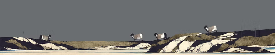 Wandering the Beach by Ron Lawson