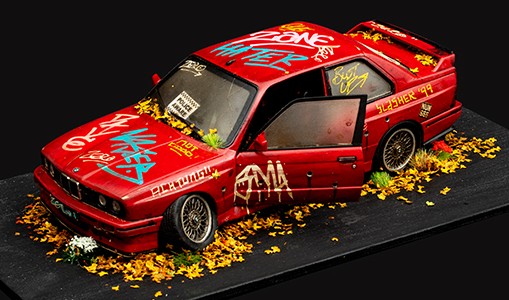 Original BMW E30 M3" (1989) Sculpture by JJ Adams