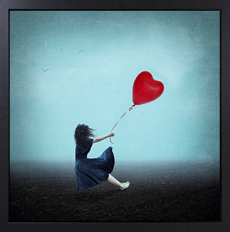 Original Holding Onto Her Heart by Michelle Mackie