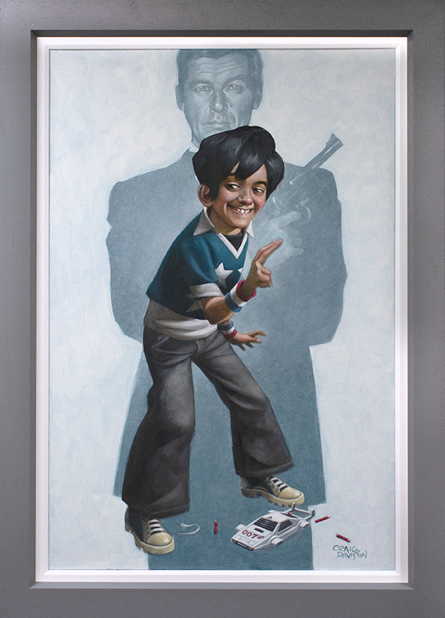 Dan With The Golden Gun (Roger Moore) by Craig Davison