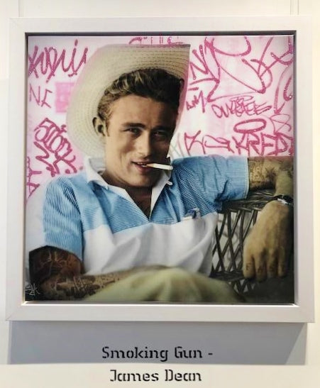 Original Smoking Gun - James Dean by JJ Adams