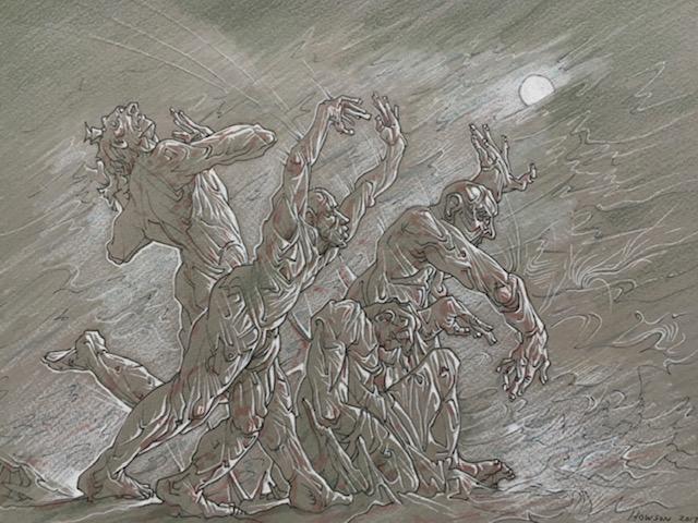 Original Walmington-on-Sea by Peter Howson