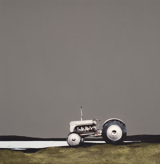 Old Grey Tractor by Ron Lawson
