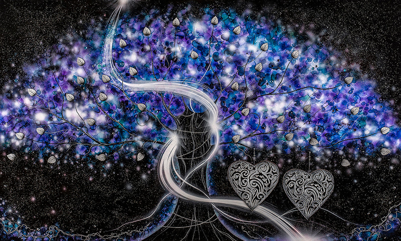 The Power Of Love - Purple by Kealey Farmer