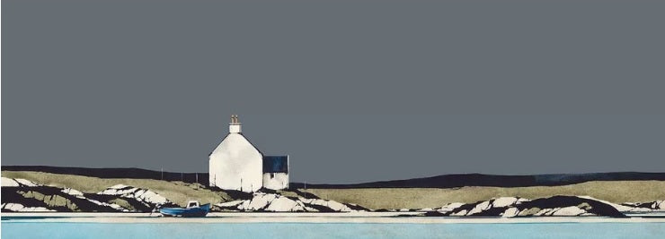 Blue Boat by Ron Lawson