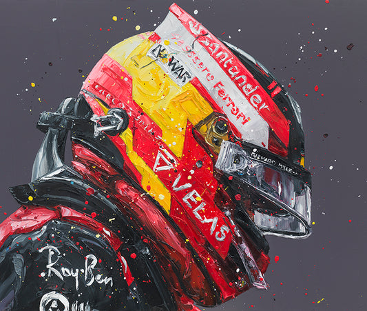 Silverstone Sainz (Carlos Sainz) by Paul Oz