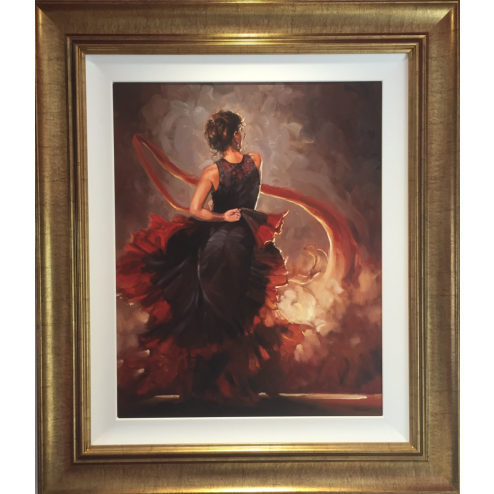 Original Flamenco Red and Black by Mark Spain