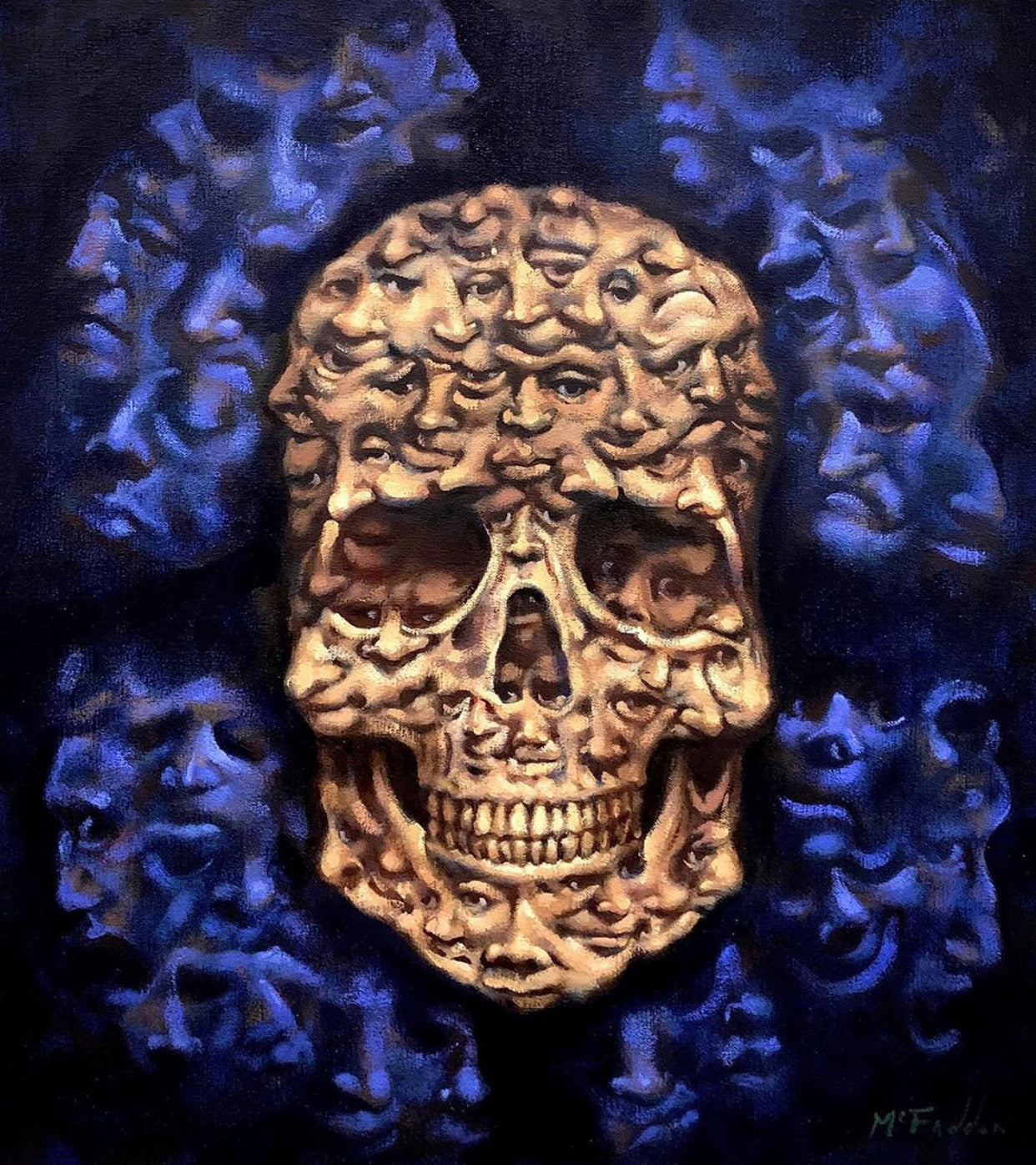 Original Totenkopf (deaths head) by Frank McFadden