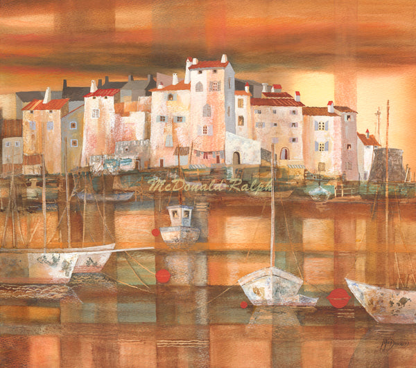 Mediterranean Port I by Gillian McDonald