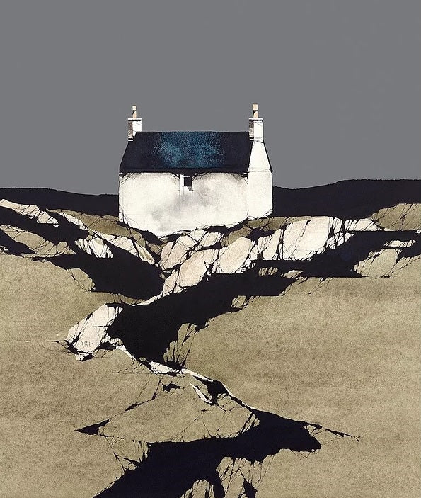 Vatersay Cottage by Ron Lawson