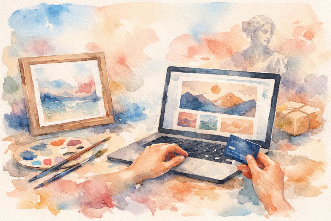 How to Buy Art Online Safely