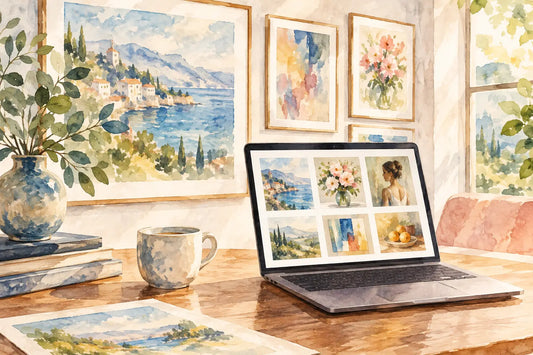 Curated Art Collections Online, Chosen Well