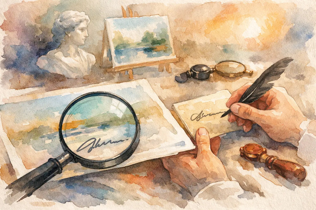 How to Authenticate Signed Artwork Properly