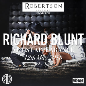 PAST EVENT: 12/05/18 - Meet The Man In The Fedora Hat.. Richard Blunt Artist Appearance At Robertson Fine Art