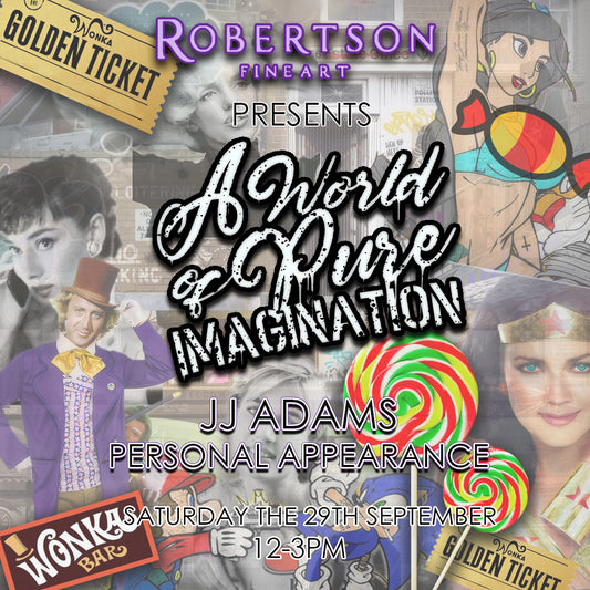 JJ Is Back In Edinburgh On Saturday The 29th Of September For A World Of Pure Imagination!