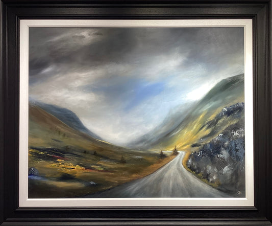 The Way to Lochaline Ferry, Ardnamurchan by Gill knight