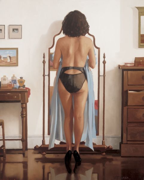 Blue Gown by Jack Vettriano