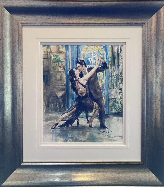 Original Tango Dancers La Boca by Gordon King