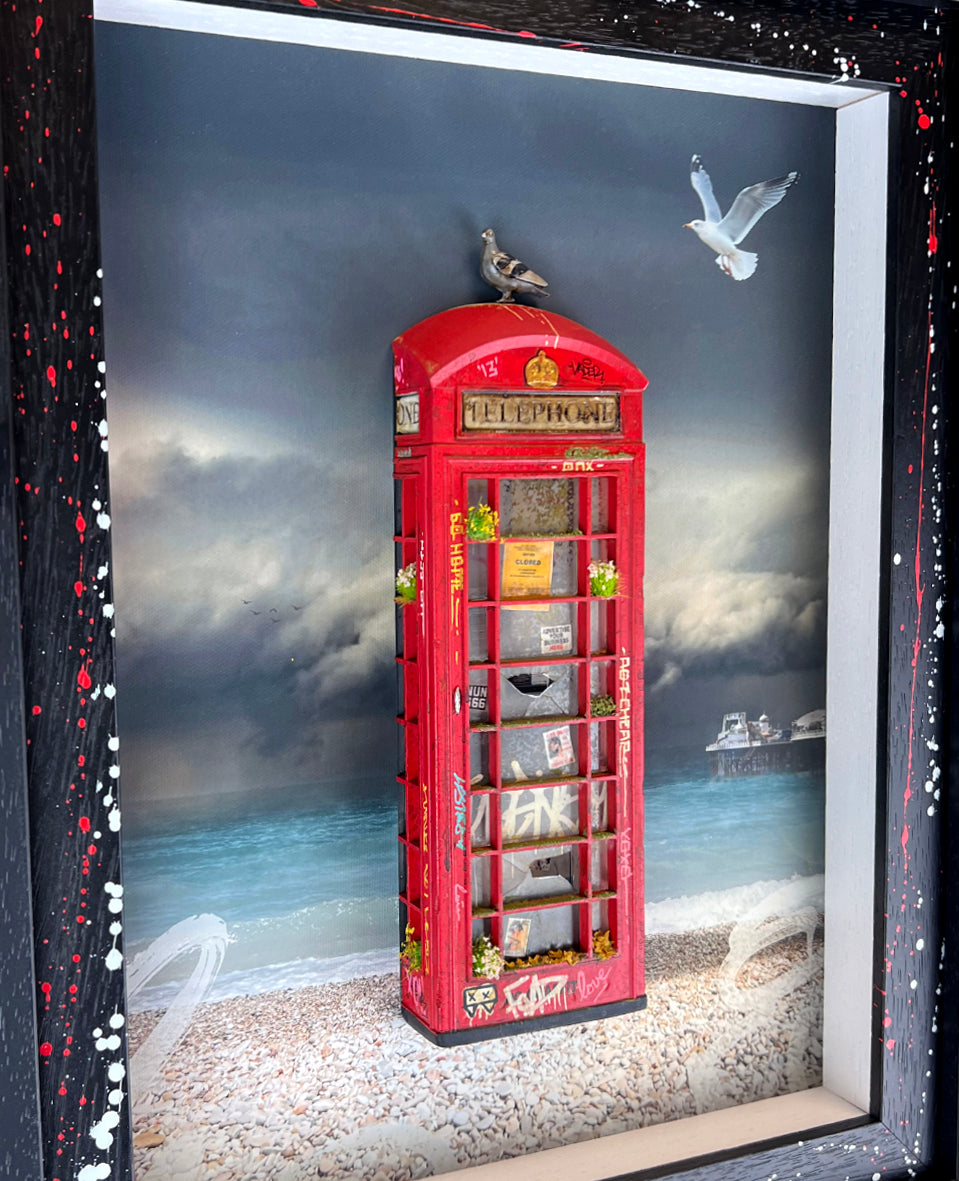 Collect Call - Brighton Beach 3D Sculpture Artwork by JJ Adams