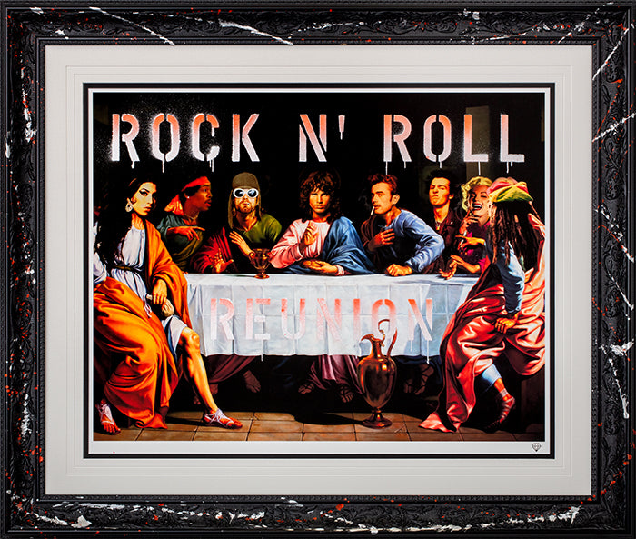 Rock And Roll Reunion - Stencil Edition by JJ Adams