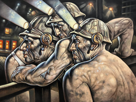 Original 'Ex Tenebris Lux' (From Darkness Comes Light' by Peter Howson