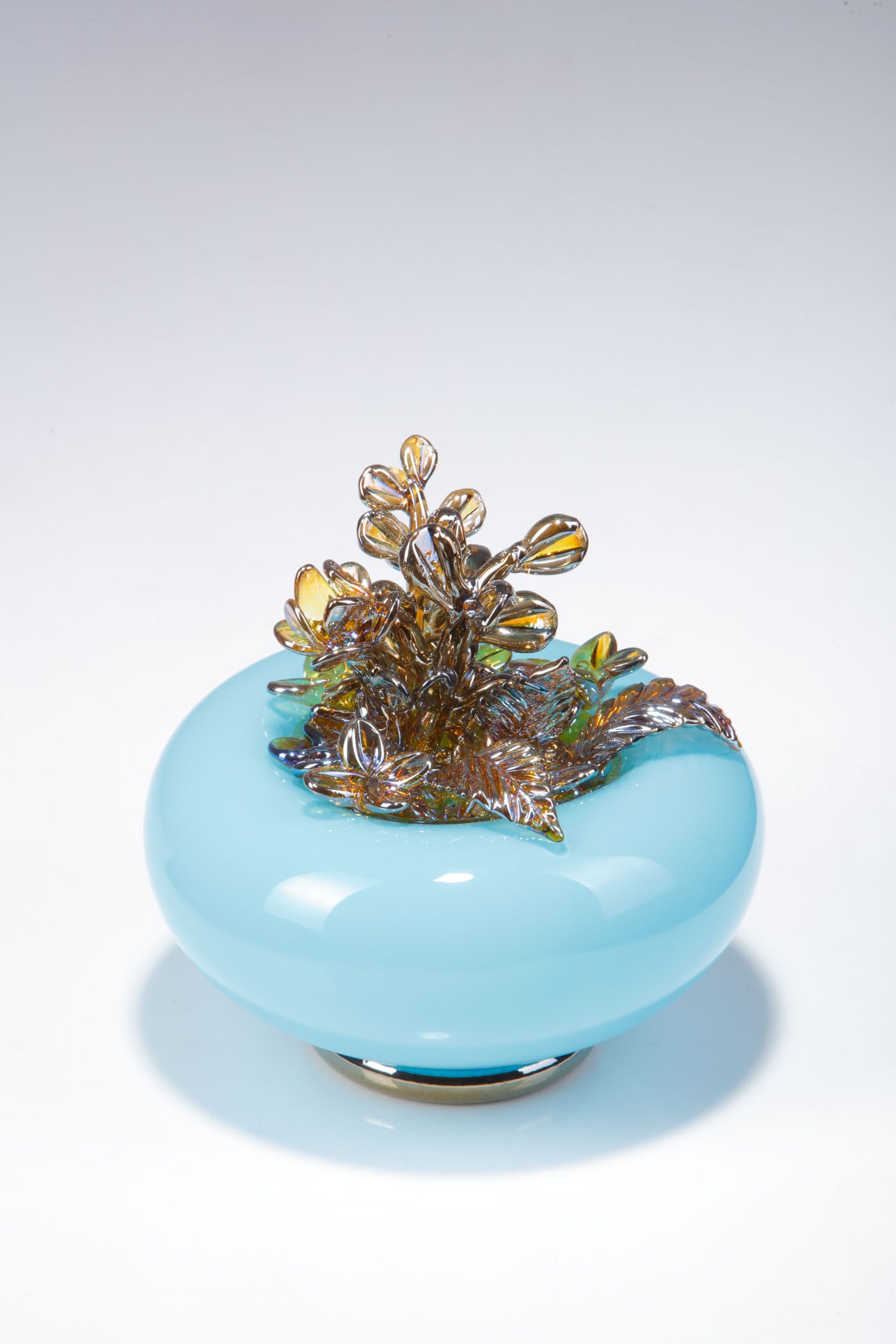 Original Lithophyte Pebble I Sculpture by Elliot Walker