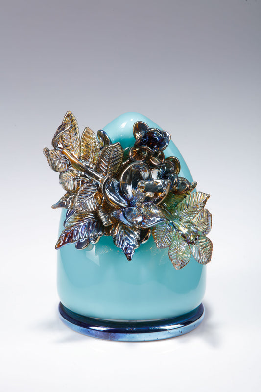 Original Lithophyte Cone I Sculpture by Elliot Walker