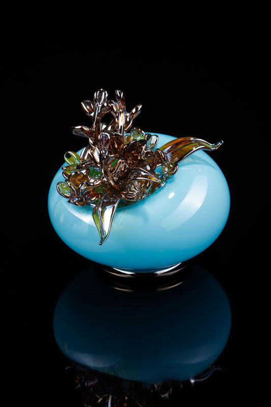 Original Lithophyte Pebble II Sculpture by Elliot Walker