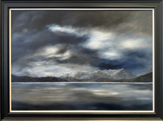 The Cuillins, from Applecross by Gill Knight