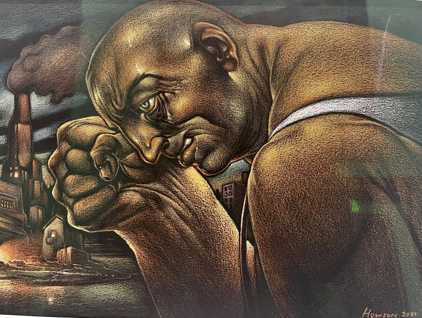 Original Upland Hero by Peter Howson