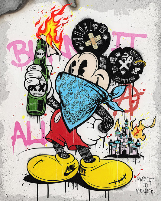 Mascot to Menace -Blue by JJ Adams