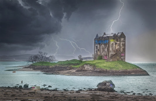 Original Calling At Castle Stalker (SMALL) by JJ Adams