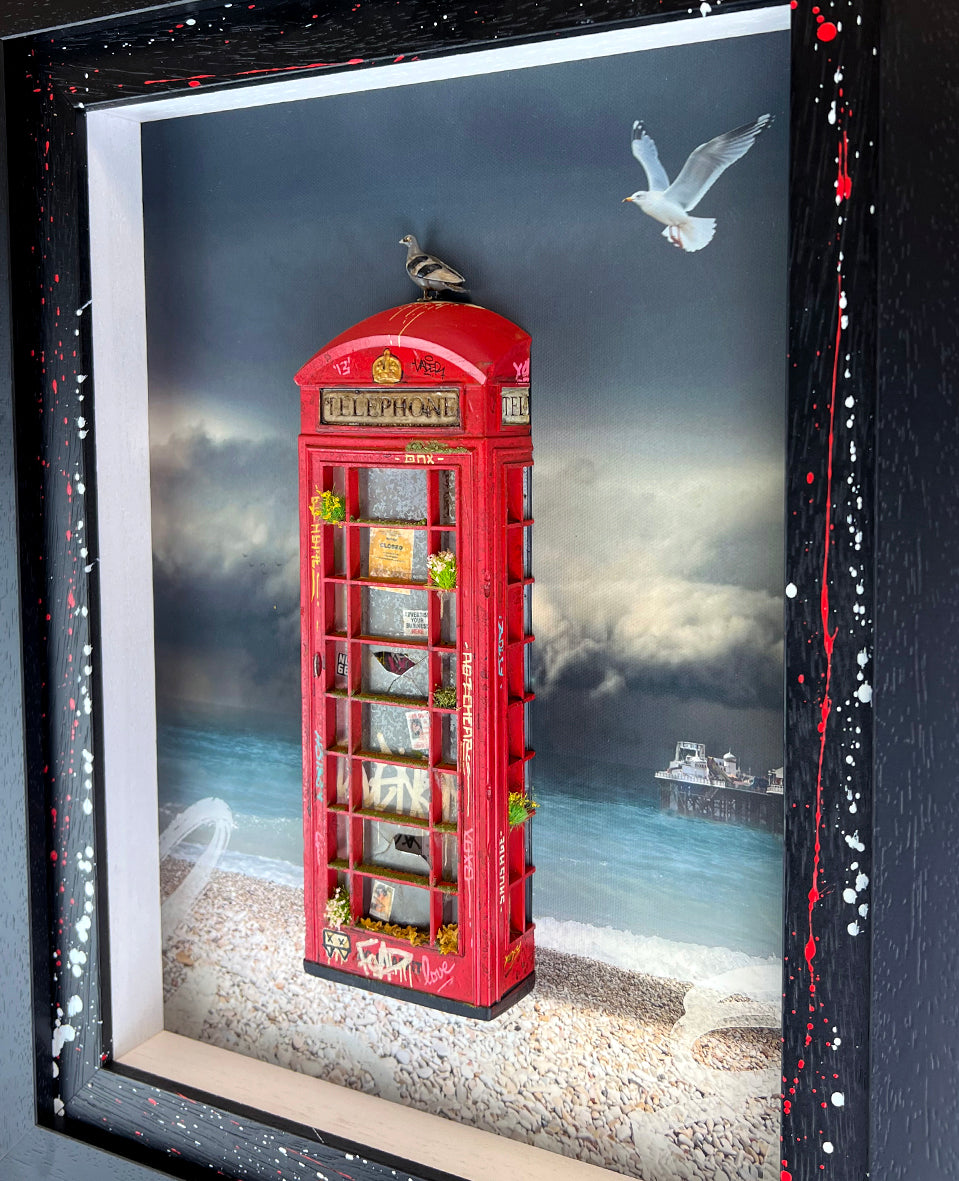 Collect Call - Brighton Beach 3D Sculpture Artwork by JJ Adams