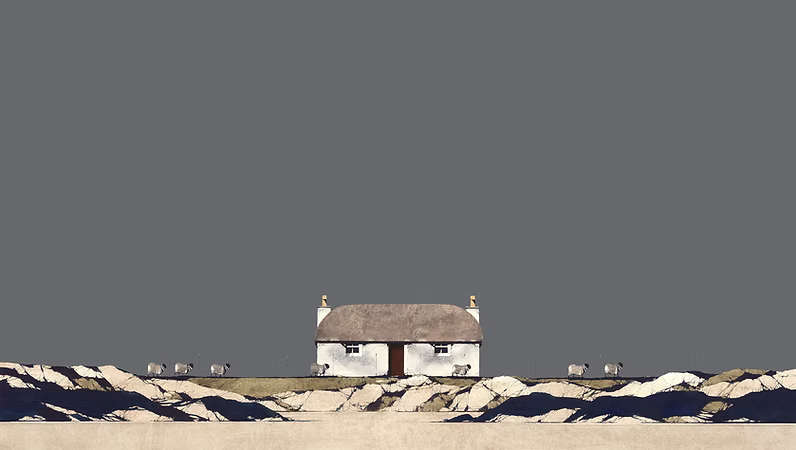 Dark Island Croft House by Ron Lawson