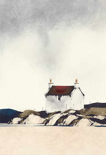 North Bay, Barra Low Tide by Ron Lawson