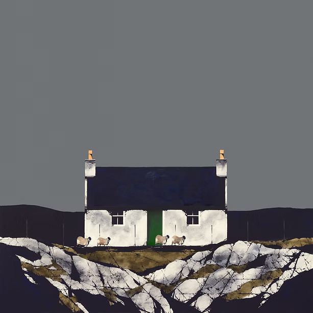 Uist Grey Sky by Ron Lawson