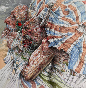 Original Red Star by Peter Howson