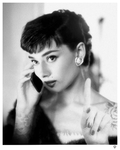 Audrey Hepburn Selfie by JJ Adams (LAST ONE REMAINING)