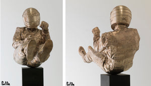 Senna Sculpture (Eau Rouge) by Paul Oz