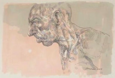 Original Man In Light Of Day by Peter Howson