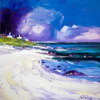 Rain Squall, Balemartine, Isle of Tiree by Jolomo ( John Lowrie Morrison )