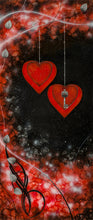 Love Is The Key Red and Silver by Kealey Farmer