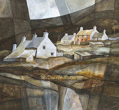Beach Cottages III by Gillian McDonald