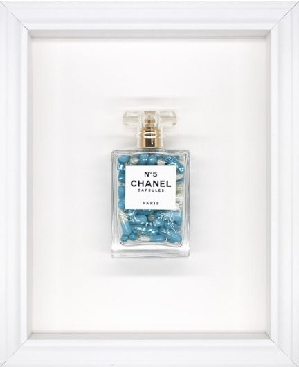 Original Chanel No.5 Capsules (Blue + White ) by Emma Gibbons