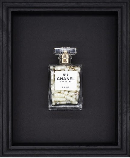 Original Chanel No.5 Capsules (Cream + Black ) by Emma Gibbons